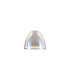 Baldwin Rectangular Table Lamp Touch Switch Curved Cone Glass (U) 3 Light G9 Polished Chrome/Iridescent/Opal-10