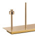Baldwin Rectangular Table Lamp Touch Switch Curved Cone Glass (U) 5 Light G9 French Gold/Iridescent/Opal-8