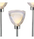 Baldwin Rectangular Table Lamp Touch Switch Curved Cone Glass (U) 5 Light G9 Polished Chrome/Iridescent/Opal-5