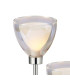 Baldwin Round Table Lamp Touch Switch Curved Cone Glass (U) 3 Light G9 Polished Chrome/Iridescent/Opal-5