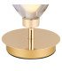 Baldwin Small Table Lamp Touch Switch Curved Cone Glass (U) 1 Light G9 French Gold/Iridescent/Opal-6