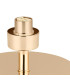 Baldwin Small Table Lamp Touch Switch Curved Cone Glass (U) 1 Light G9 French Gold/Iridescent/Opal-9