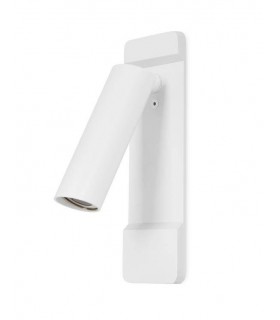 LED Wall Reading Light Matt White 179lm 2700K - 1