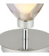 Baldwin Small Table Lamp Touch Switch Curved Cone Glass (U) 1 Light G9 Polished Chrome/Iridescent/Opal-5