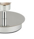 Baldwin Small Table Lamp Touch Switch Curved Cone Glass (U) 1 Light G9 Polished Chrome/Iridescent/Opal-7