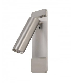LED Wall Reading Light Satin Nickel 179lm 2700K - 1