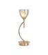 Baldwin Vertical Table Lamp Curved Cone Glass (U) 1 Light G9 French Gold/Iridescent/Opal-1