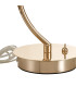 Baldwin Vertical Table Lamp Curved Cone Glass (U) 1 Light G9 French Gold/Iridescent/Opal-5