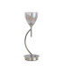 Baldwin Vertical Table Lamp Curved Cone Glass (U) 1 Light G9 Polished Chrome/Iridescent/Opal-4