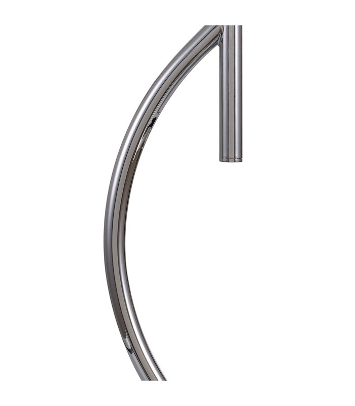 Baldwin Vertical Table Lamp Curved Cone Glass (U) 1 Light G9 Polished Chrome/Iridescent/Opal-6