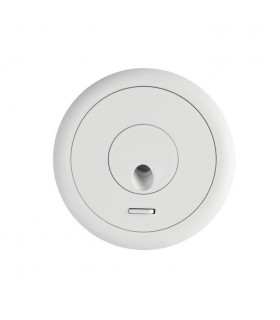 LED Flush Wall Light Matt White 380lm 3000K - 1