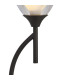 Baldwin Vertical Table Lamp Curved Cone Glass (U) 1 Light G9 Satin Black/Iridescent/Opal-6