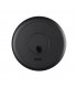 LED Flush Wall Light Matt Black 380lm 3000K - 1