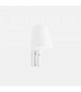 LED Wall Light Matt White with Shade 615lm 3000K - 1