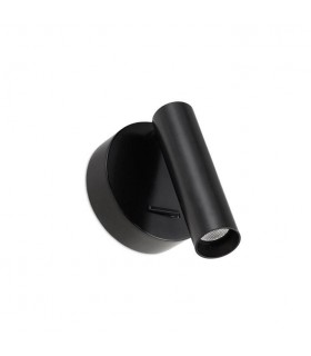 LED Wall Reading Light Black 500lm 3000K - 1