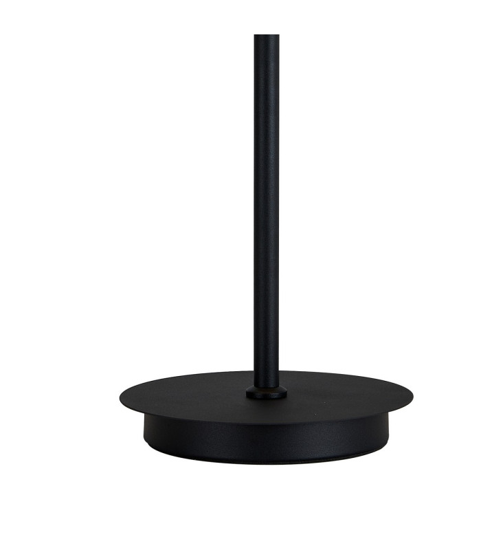 Baldwin Reader Table Lamp Curved Cone Glass (U) 2 Light G9 Satin Black/Iridescent/Opal-7