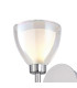 Baldwin Switched Wall Lamp Curved Cone Glass (U) 1 Light G9 Polished Chrome/Iridescent/Opal-5