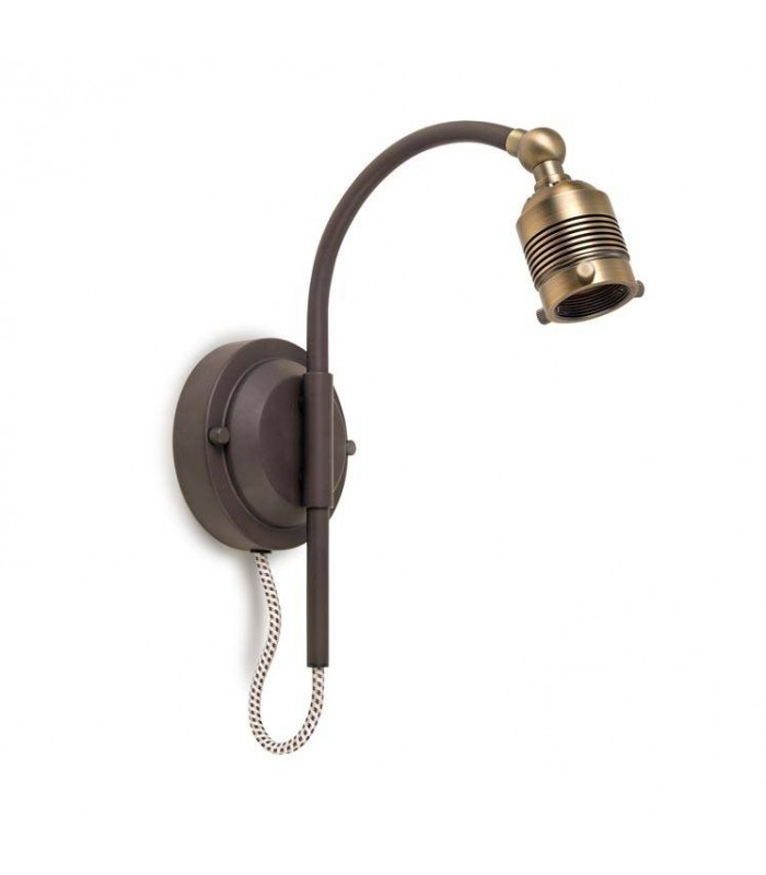 LED Wall Light Dark Brown Patin 914lm 3000K - 1