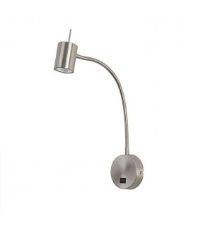 Wall Reading Light Satin Nickel 1x GU10 - 1
