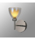 Baldwin Adjustable Switched Wall Lamp Curved Cone Glass (U) 1 Light G9 Polished Chrome/Iridescent/Opal-3
