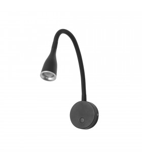 LED Wall Reading Light Black 450lm 3000K - 1