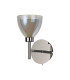 Baldwin Adjustable Switched Wall Lamp Curved Cone Glass (U) 1 Light G9 Polished Chrome/Iridescent/Opal-4