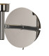 Baldwin Adjustable Switched Wall Lamp Curved Cone Glass (U) 1 Light G9 Polished Chrome/Iridescent/Opal-6
