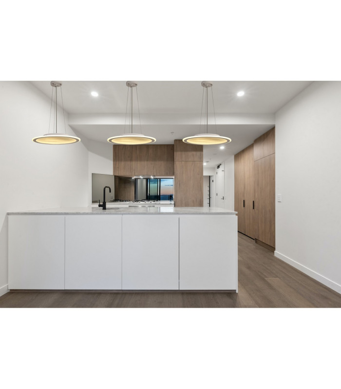 Falls 47cm Pendant/Flush Ceiling 1 x 40W LED Remote Control Tuneable White 3000K-6000K-4
