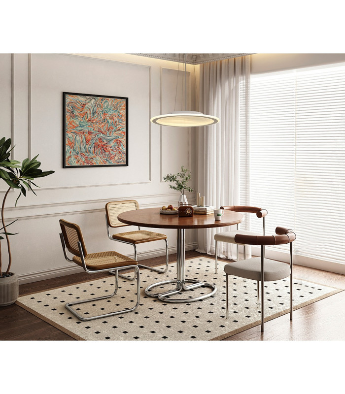 Falls 47cm Pendant/Flush Ceiling 1 x 40W LED Remote Control Tuneable White 3000K-6000K-6