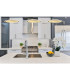 Falls 47cm Pendant/Flush Ceiling 1 x 40W LED Remote Control Tuneable White 3000K-6000K-7