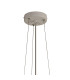 Falls 47cm Pendant/Flush Ceiling 1 x 40W LED Remote Control Tuneable White 3000K-6000K-10