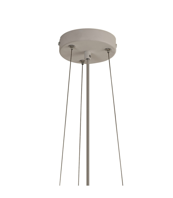 Falls 47cm Pendant/Flush Ceiling 1 x 40W LED Remote Control Tuneable White 3000K-6000K-10