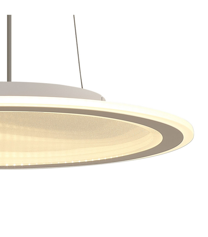 Falls 47cm Pendant/Flush Ceiling 1 x 40W LED Remote Control Tuneable White 3000K-6000K-12