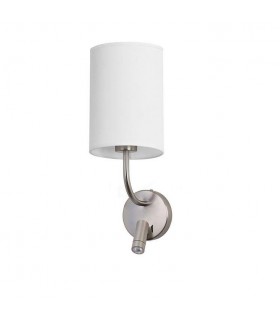 LED Wall Light with Reading Light Satin 175lm 3000K - 1