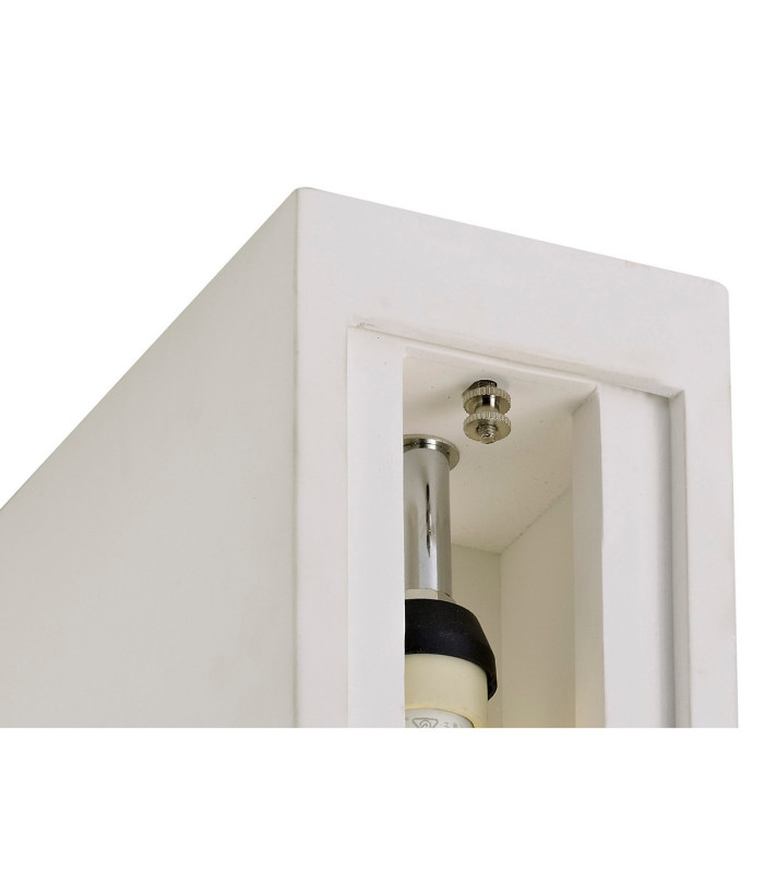 Lyndon Rectangular Ceiling 2 x GU10 (Max 25W) White Paintable Gypsum-6