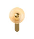 Larchmont Wall Lamp 1 x 7W LED 3000K 426lm Brass/Amber -5