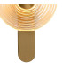Larchmont Wall Lamp 1 x 7W LED 3000K 426lm Brass/Amber -7