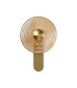 Larchmont Wall Lamp 1 x 7W LED 3000K 426lm Brass/Amber -8