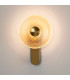Larchmont Wall Lamp 1 x 7W LED 3000K 426lm Brass/Amber -10