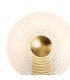 Larchmont Wall Lamp 1 x 7W LED 3000K 426lm Brass/Clear -6