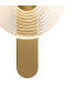 Larchmont Wall Lamp 1 x 7W LED 3000K 426lm Brass/Clear -7