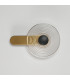 Larchmont Wall Lamp 1 x 7W LED 3000K 426lm Brass/Clear/Satin Black -9
