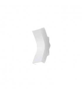 LED Flush Up Down Wall Light White Lacquered 880lm 3000K - 1