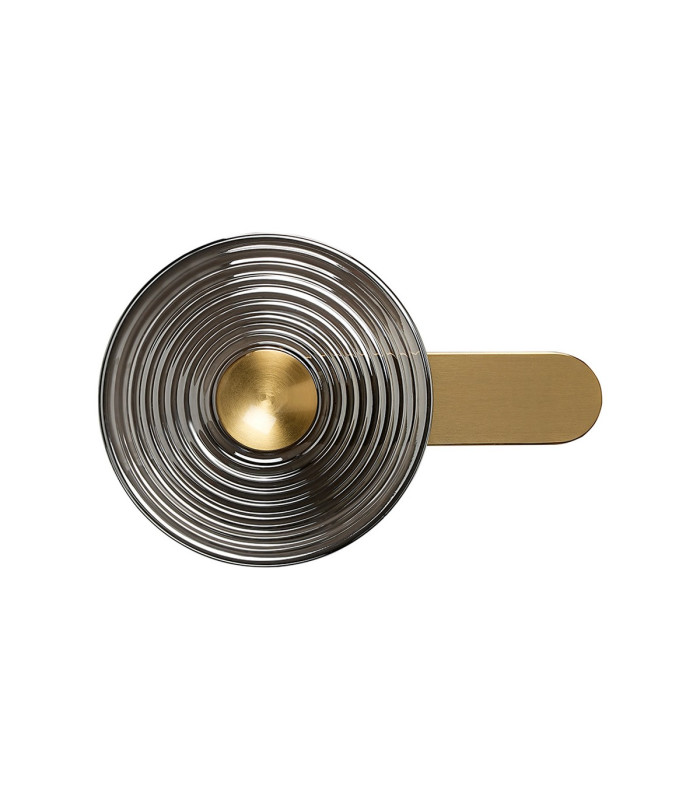 Larchmont Wall Lamp 1 x 7W LED 3000K 426lm Brass/Smoke -8