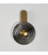 Larchmont Wall Lamp 1 x 7W LED 3000K 426lm Brass/Smoke -9