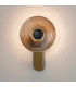 Larchmont Wall Lamp 1 x 7W LED 3000K 426lm Brass/Smoke/Satin Black -8