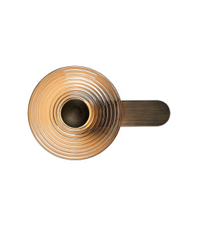 Larchmont Wall Lamp 1 x 7W LED 3000K 426lm Bronze/Smoke -1