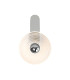 Larchmont Wall Lamp 1 x 7W LED 3000K 426lm Chrome/Clear -5