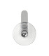 Larchmont Wall Lamp 1 x 7W LED 3000K 426lm Chrome/Clear -8
