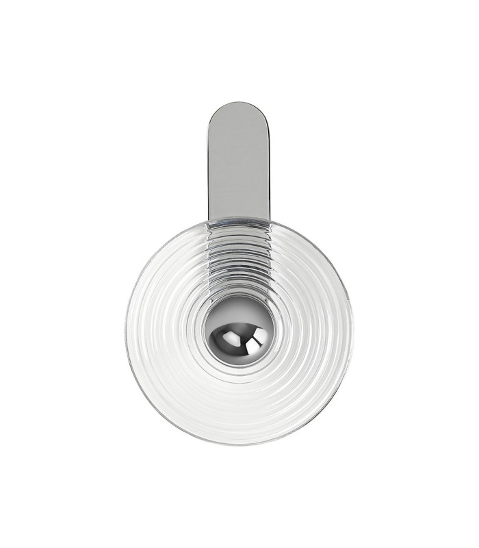 Larchmont Wall Lamp 1 x 7W LED 3000K 426lm Chrome/Clear -8